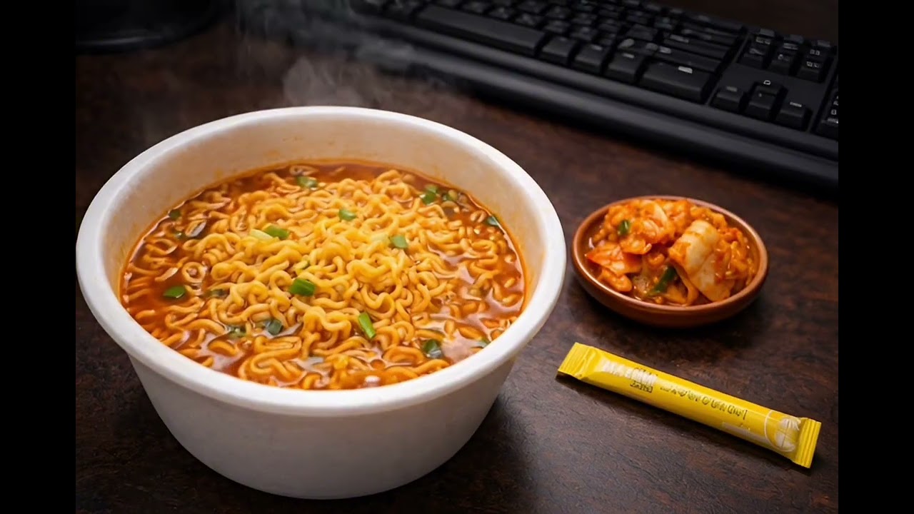 퇴근 전 컵라면 한 그릇 | 편안한 음악 모음