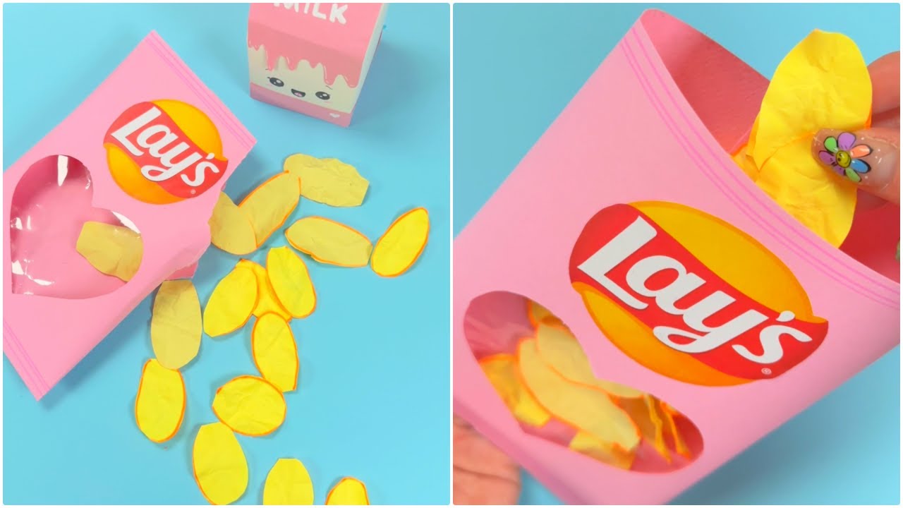 DIY secret messages bag of chips! 🥹🥔 Love Chips Idea 
