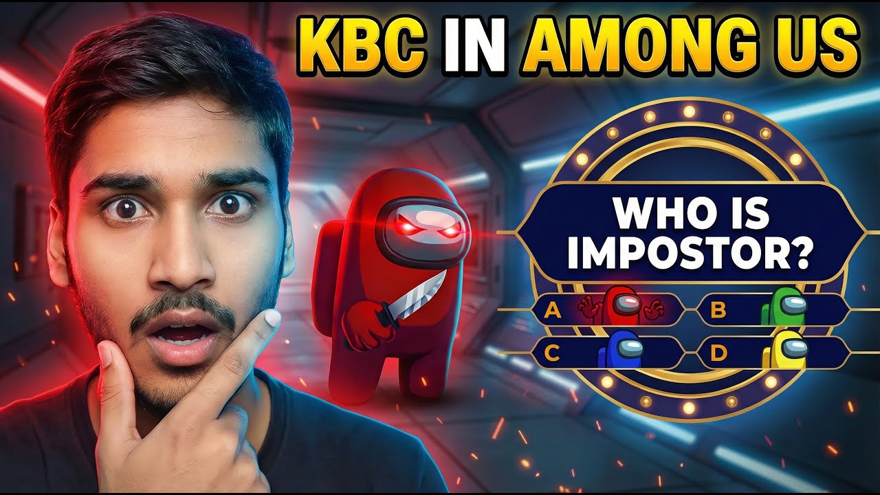 🔴 LIVE Among Us 😱 Hide & Seek + KBC 📚❓ 40 Likes and I will eat 🌶️💀