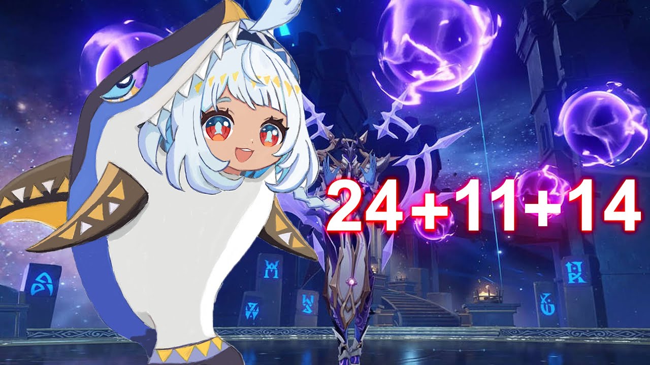 [5.5 Abyss] C2 Mualani bottom half continuous speedrun 49s
