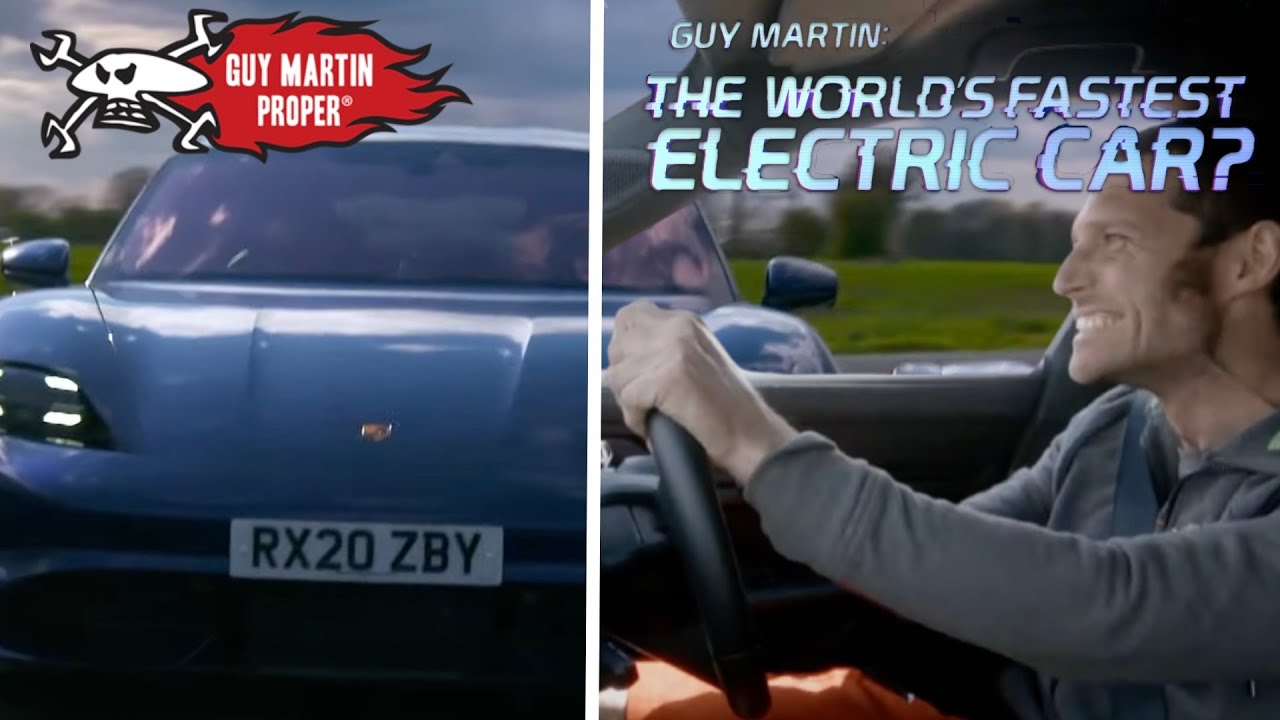 Guy in his element pushing the Porsche Taycan to the limit | Guy Martin Proper EXCLUSIVE