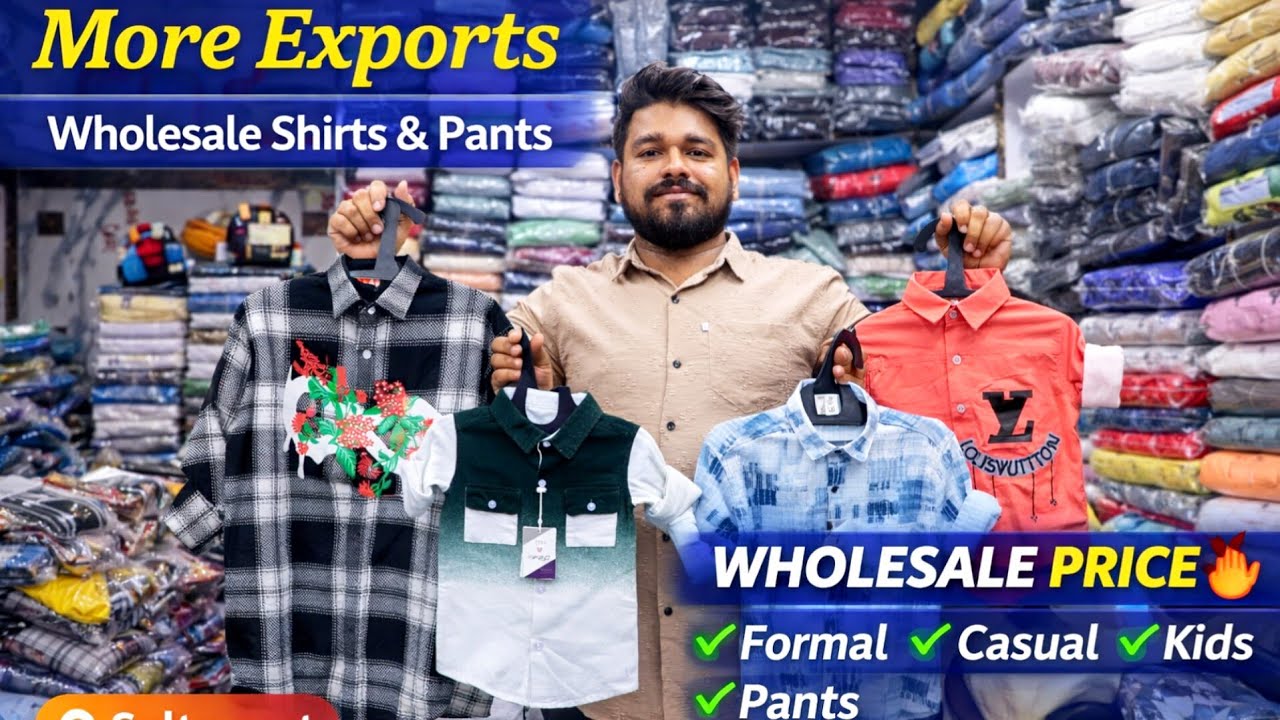 பெங்களூர் மொத்த விலை Shirts Shop 🔥| Kid's Casual & Formal shirts | More Exports | வாழ்க்கை ஒரு பயணம்
