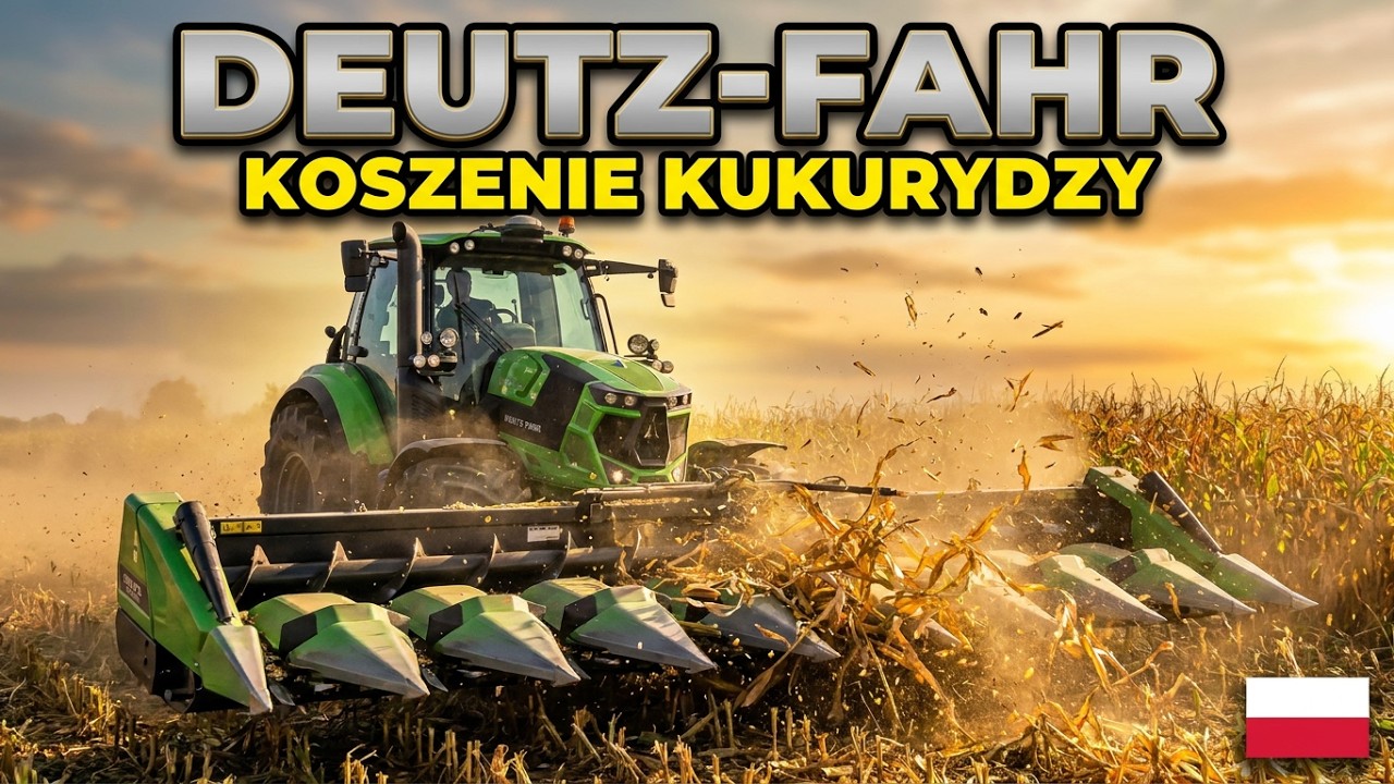 pierwsze 15 sekund, co o tym sądzicie? 👉 Deutz-Fahr 6165 RC Shift i koszenie kukurydzy