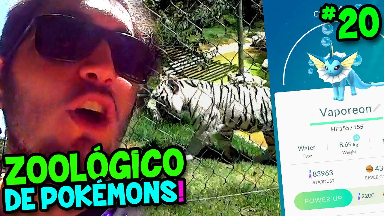POKÉMON GO #20 - CAPTURANDO POKÉMONS NUM ZOOLÓGICO !