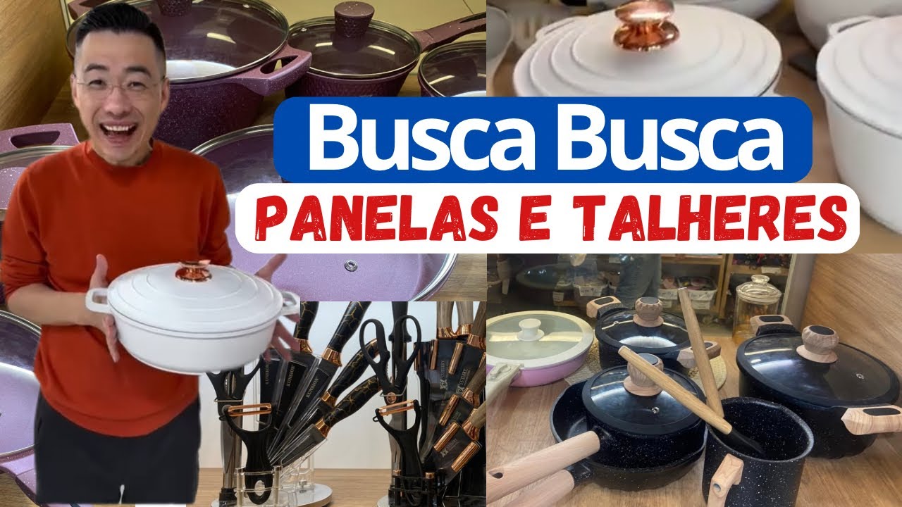 😱TOUR completo no BUSCA BUSCA🔥| UTENSÍLIOS domésticos | 🍲PANELAS E TALHERES com PREÇOS incríveis!💖