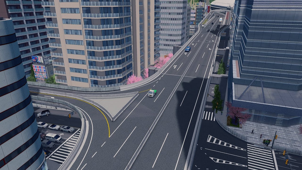 No Space For Lanes? Go Up | Cities Skylines 1