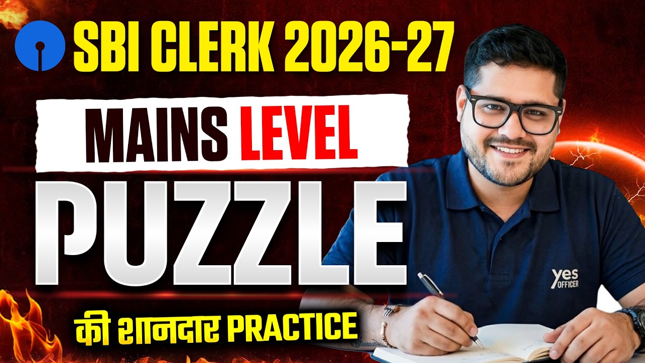 🔥 Mains Puzzle Challenge | SBI/IBPS Clerk 2026 🧠 Can You Solve This? | Ankush Lamba