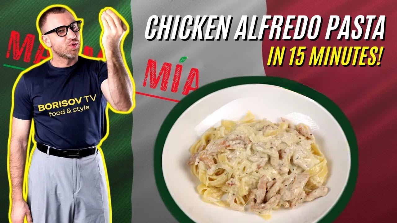 15-Minute Chicken Alfredo Recipe!