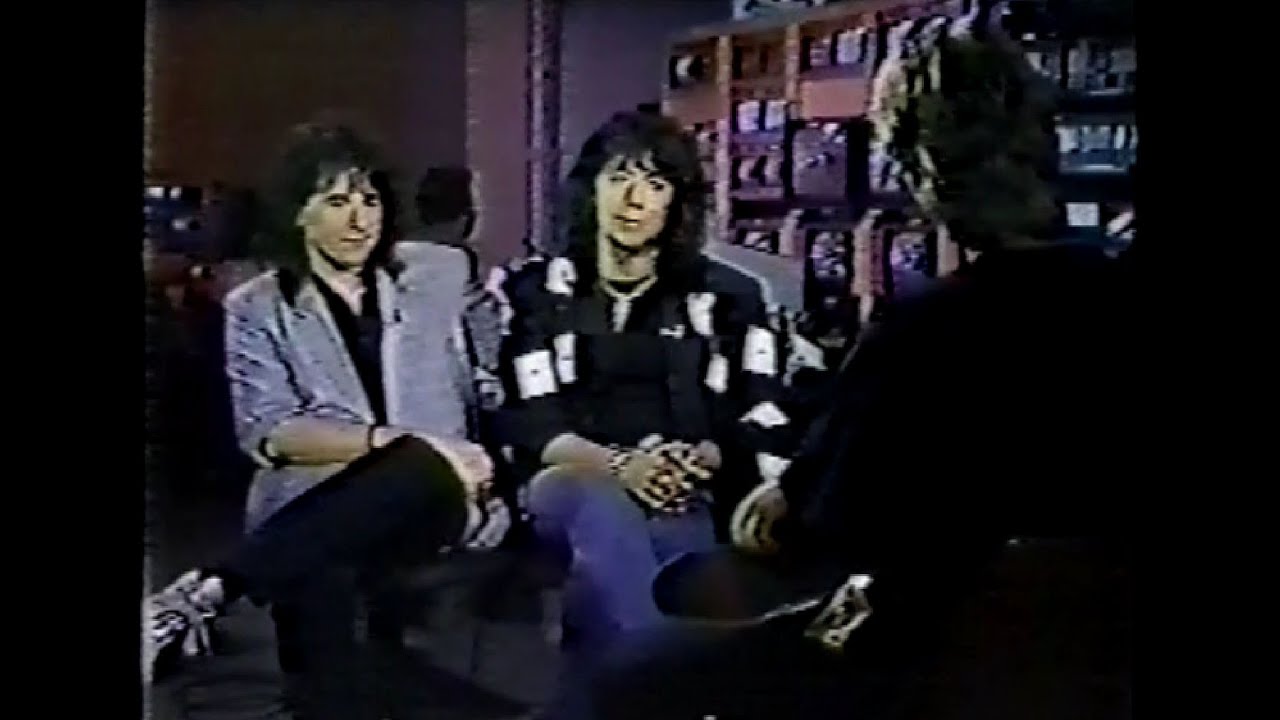 Ace Frehley & John Regan interview on MuchMusic - 1987