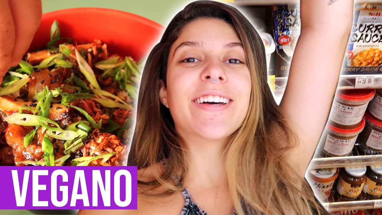 COMPRAS VEGANAS NA LIBERDADE + Almoço Com o Que Comprei
