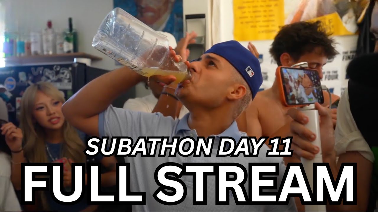 11 OCT - FAZE SUBATHON 2 DAY 11: Frat Parties, Science Experiments, YourRage Sub Record! (PART 1)