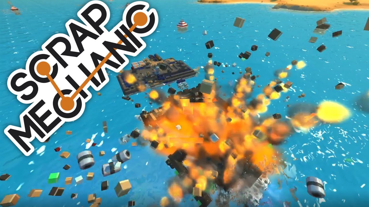 5 Player Battle Ships: Scrap Mechanic