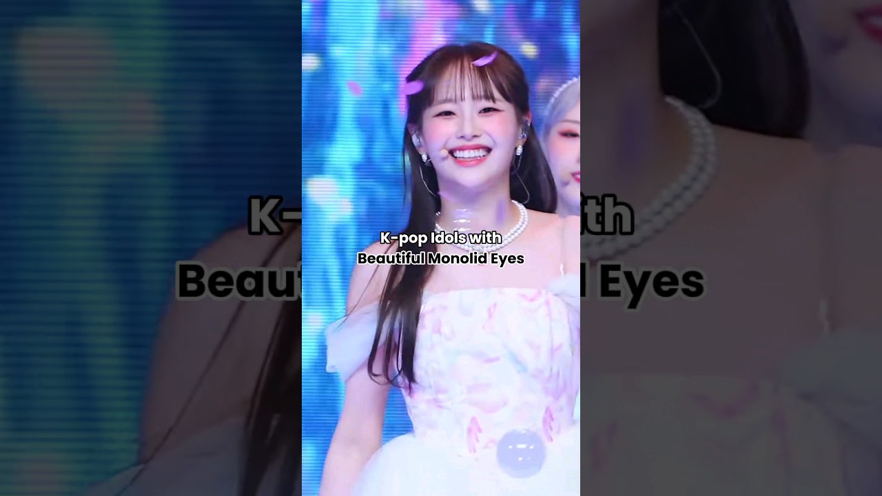 K-pop idols with monolid eyes P2 #kpop #monolid #newjeans #babymonster #enhypen #bts #ive #seventeen