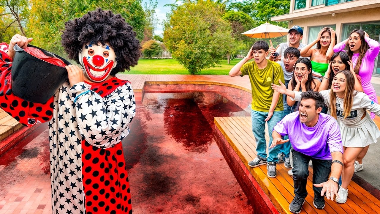 O PALHAÇO FEZ ISSO COM A MINHA PISCINA!! 