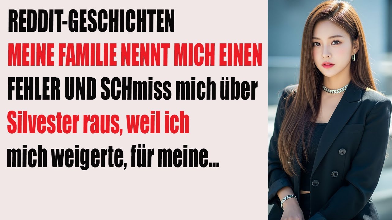 Meine Familie nannte mich einen „Fehler“ und warf mich zu Silvester raus – ich weigerte