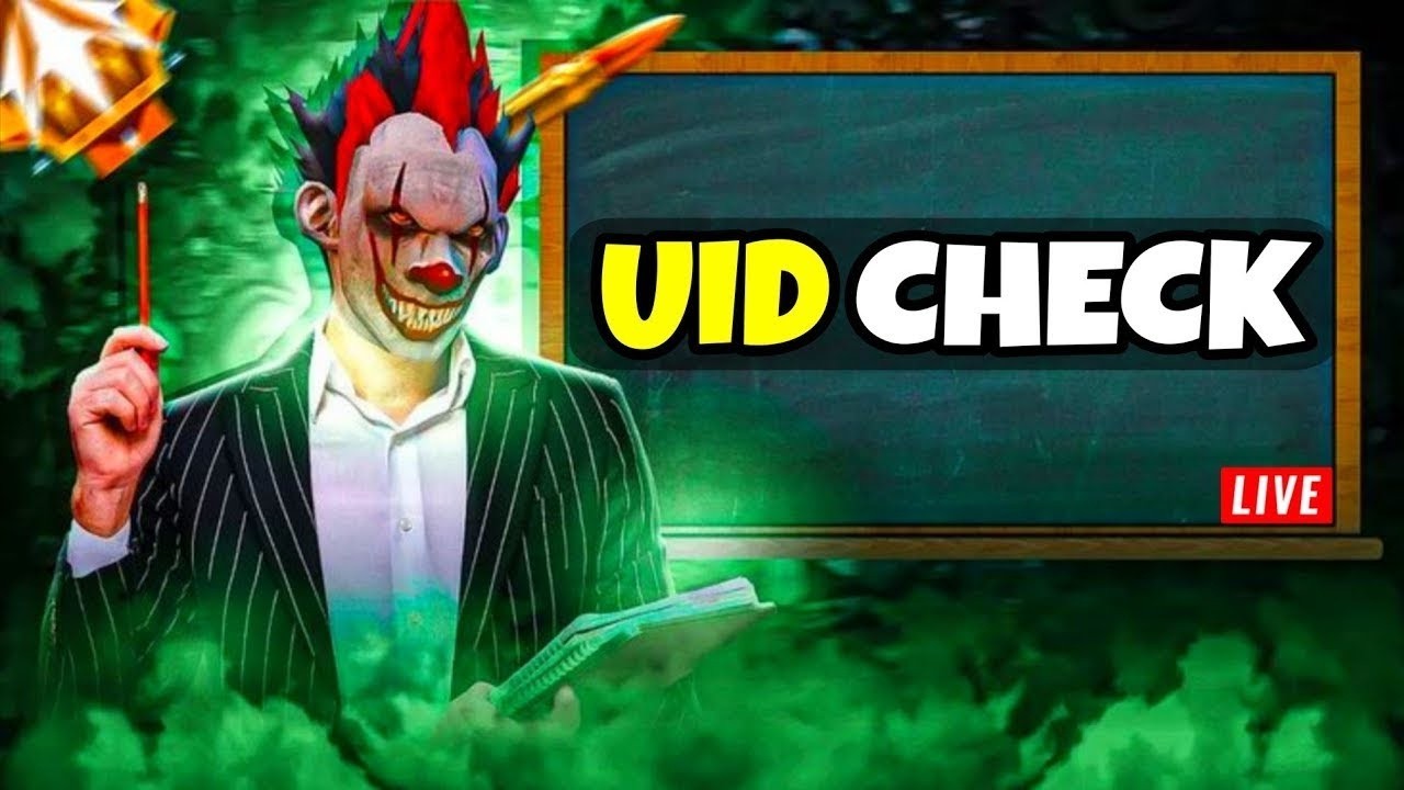 #voiceacting  LIVE UID Reaction and 1vs1#uidchecking #live #freefireindia