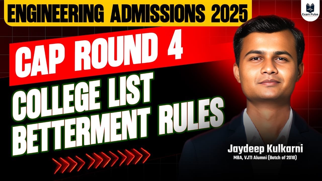 🏫 CAP Round 4 Guidance – Betterment Rules, Allotment Tips & Live Doubt Solving