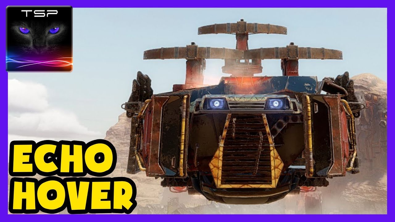 Crossout #408 ► Echo Hover -- 3x Spike Crossbows + Echo Cabin Build