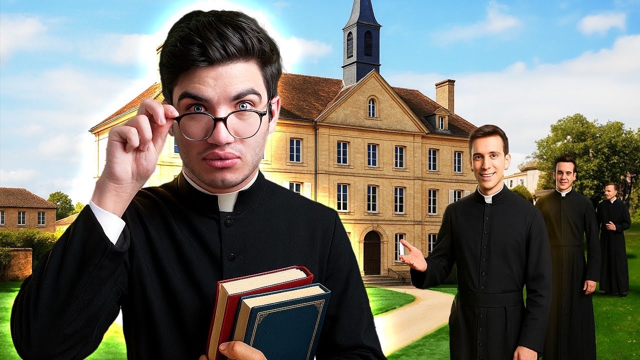 24H à L'ÉCOLE des PRÊTRES ! (Je rentre au séminaire ?)