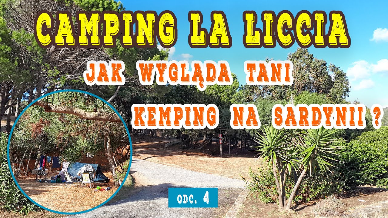 Sardynia - ile kosztuje klimatyczny Camping La Liccia ? Piękna plaża i parcele, basen, toalety A-Z