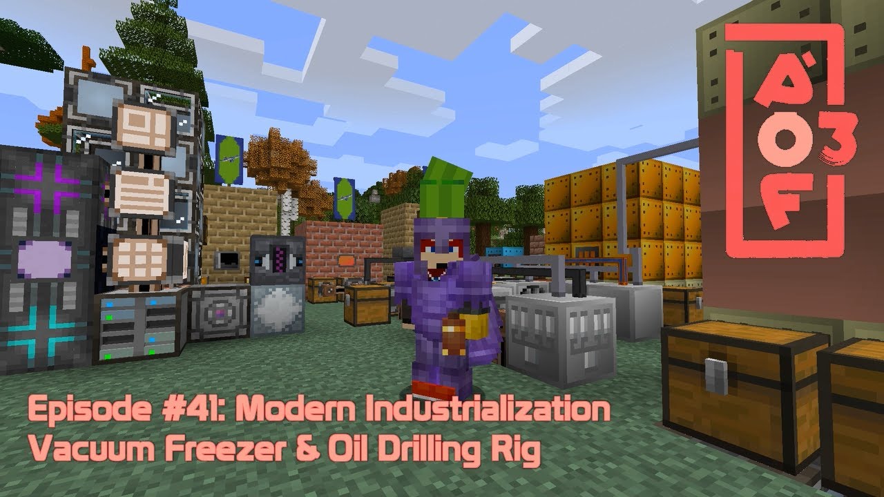 All of Fabric 3 #41 - Modern Industrialization: Vacuum Freezer & Oil Drilling Rig