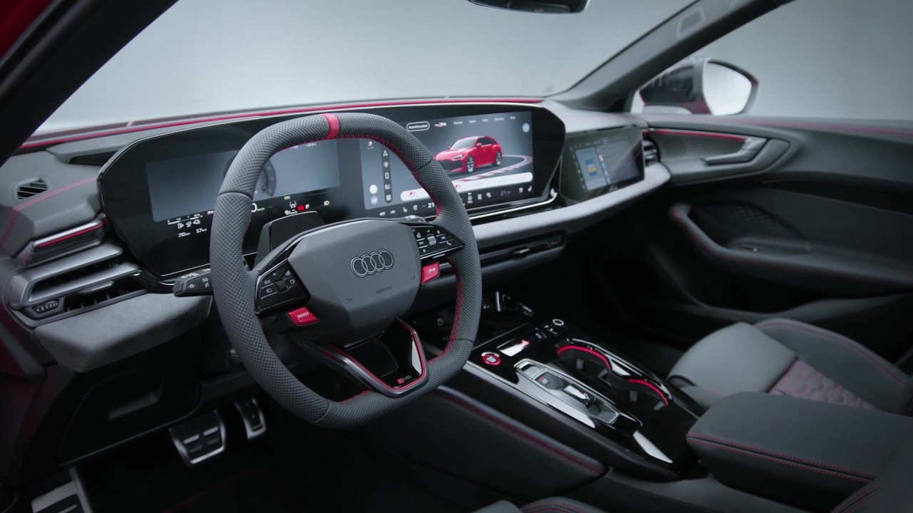 Дизайн интерьера Audi RS 5 Avant в студии