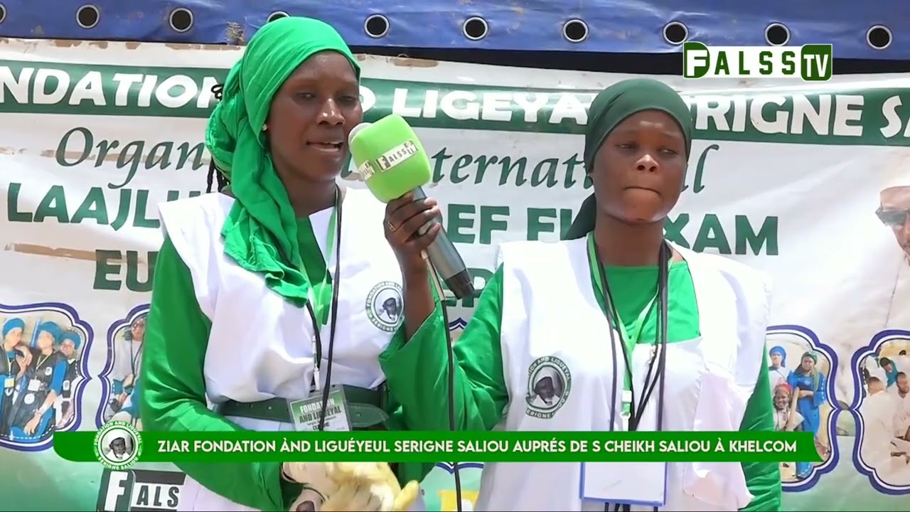 ZIAR GÈNÈRAL FONDATION AND LIGUÈYAL SERIGNE SALIOU À XÈLCOM 