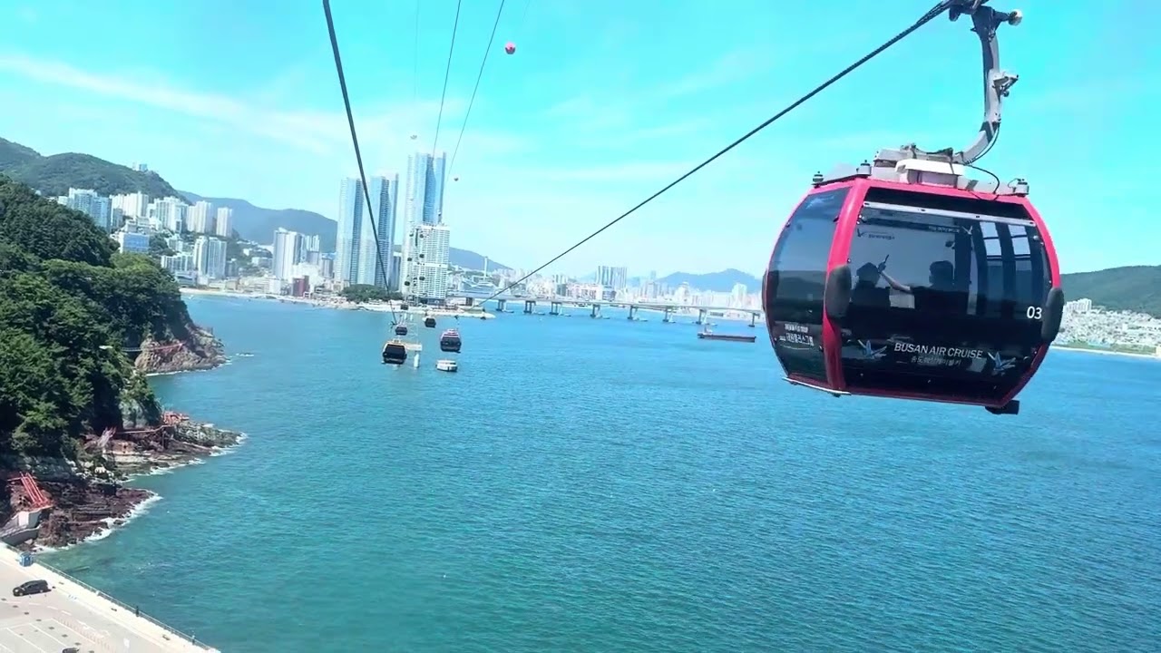 Songdo Beach #busan cable car ride 🇰🇷