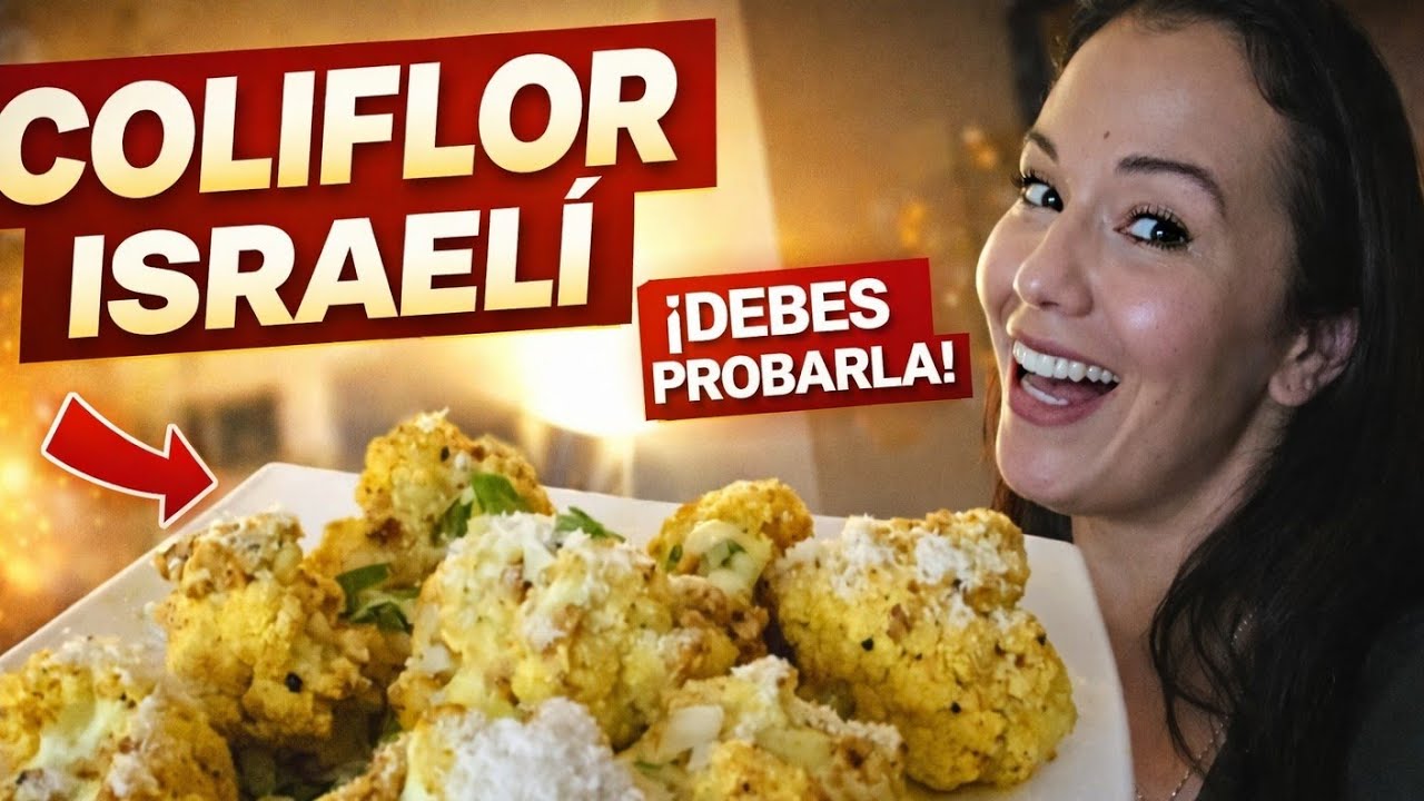Un Amigo Israelí Me Enseñó Esta Receta de Coliflor y Me Sorprendió 🇮🇱