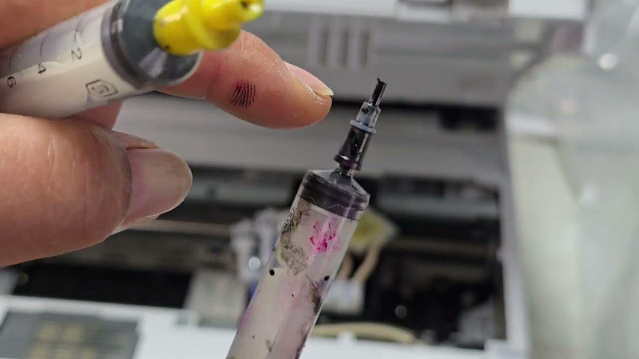 Repair epson ecotank et-16600 printer : no colors printing ( cartridge primed, printhead unclogged )