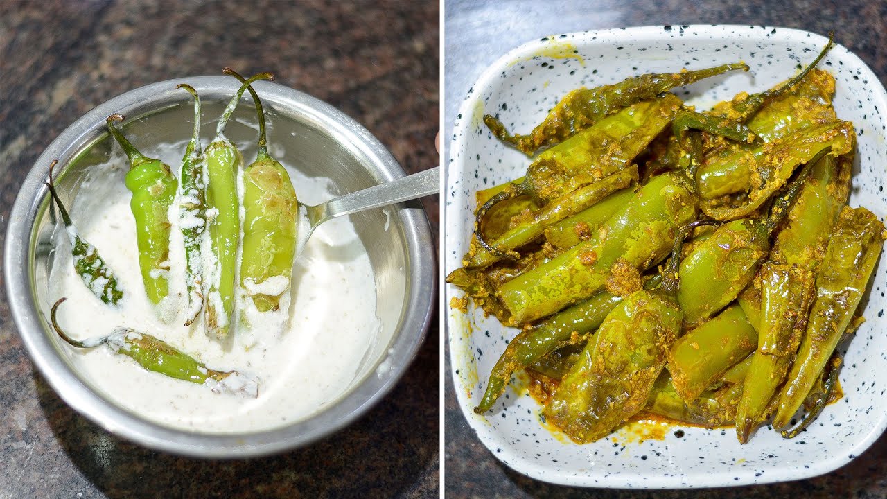 जेवताणा तोंडी लावण्यासाठी २ प्रकारच्या दही मिर्चीच्या रेसीपी | Dahi Mirch In Marathi | Dahi Mirch