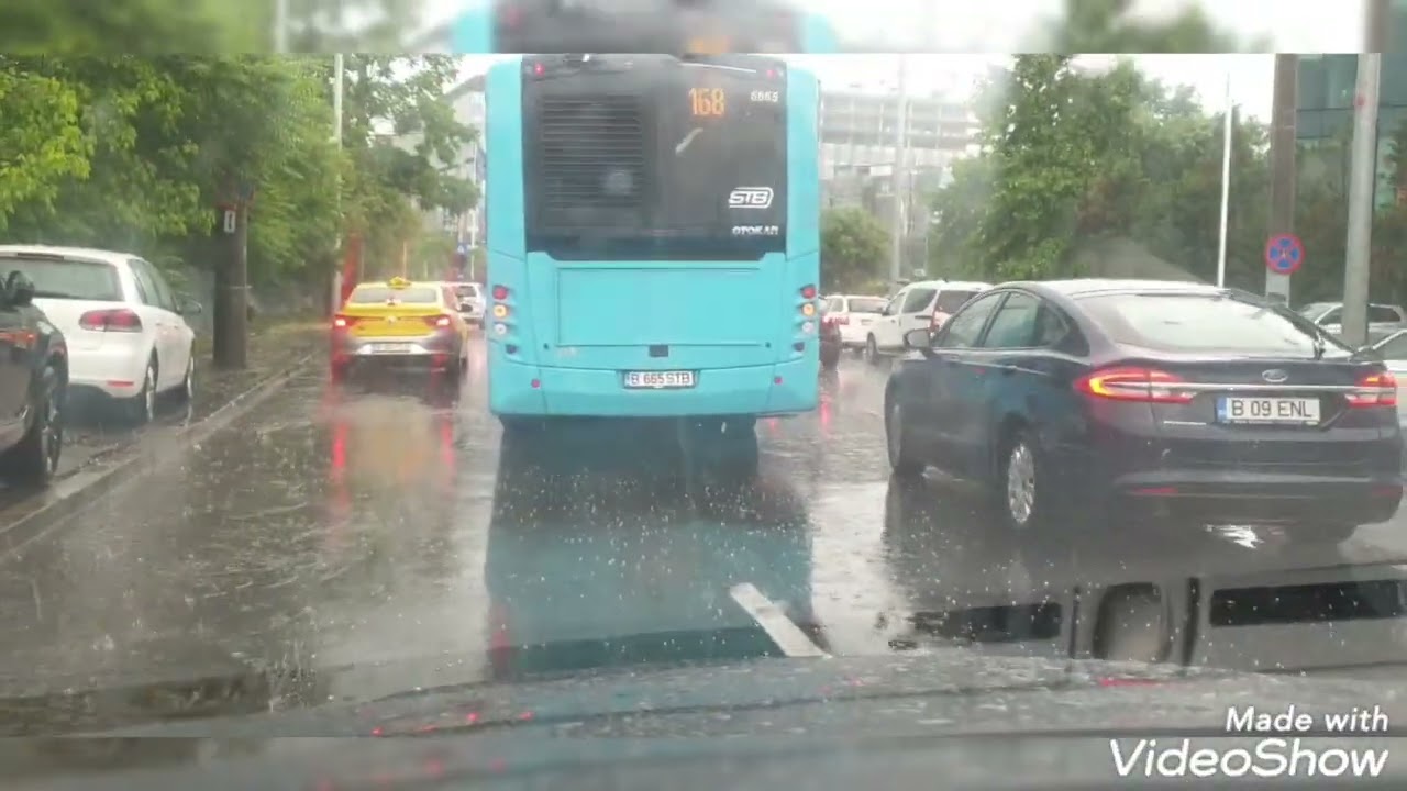 Ploaie torentiala in Bucuresti 31.05.2022