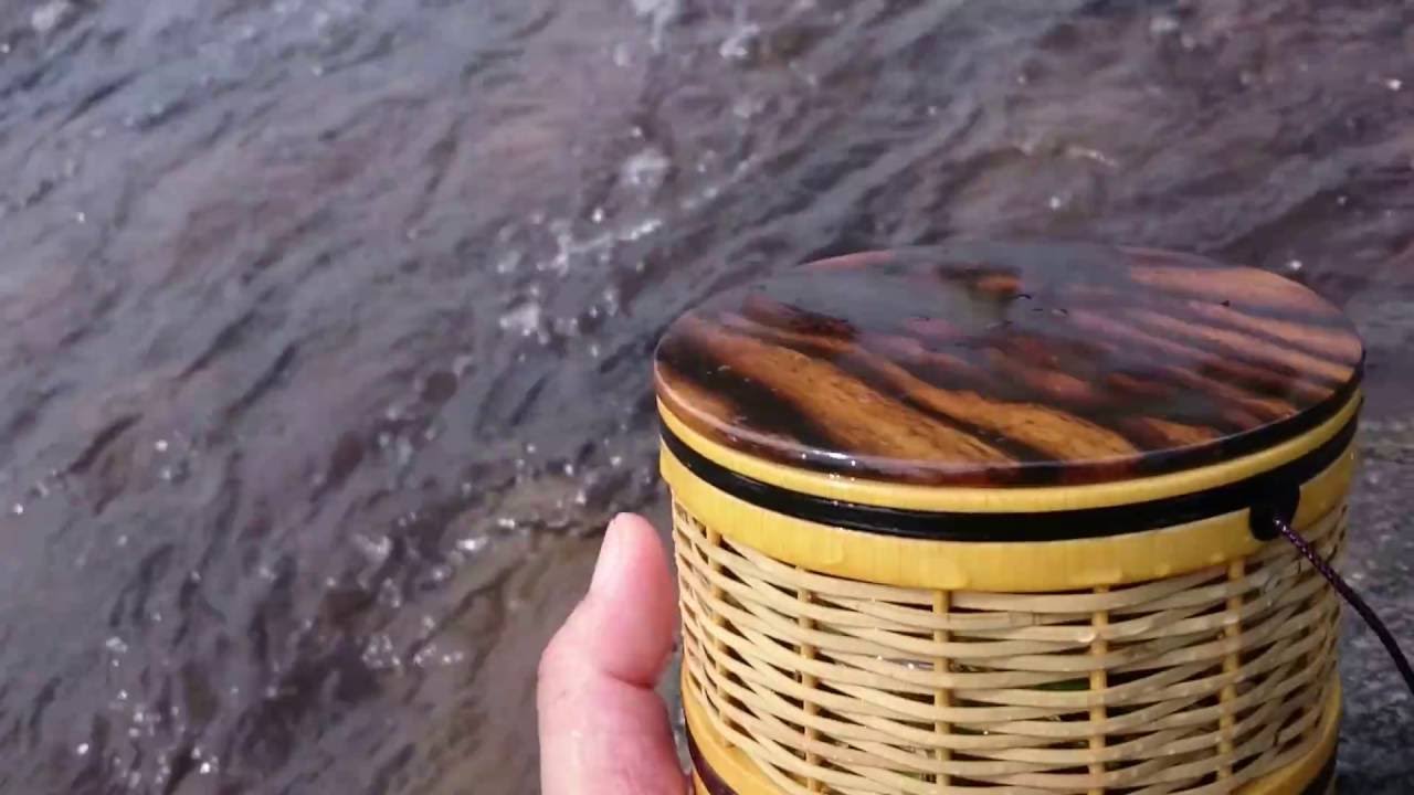 渓流・本流釣り　クロカワムシ用餌箱