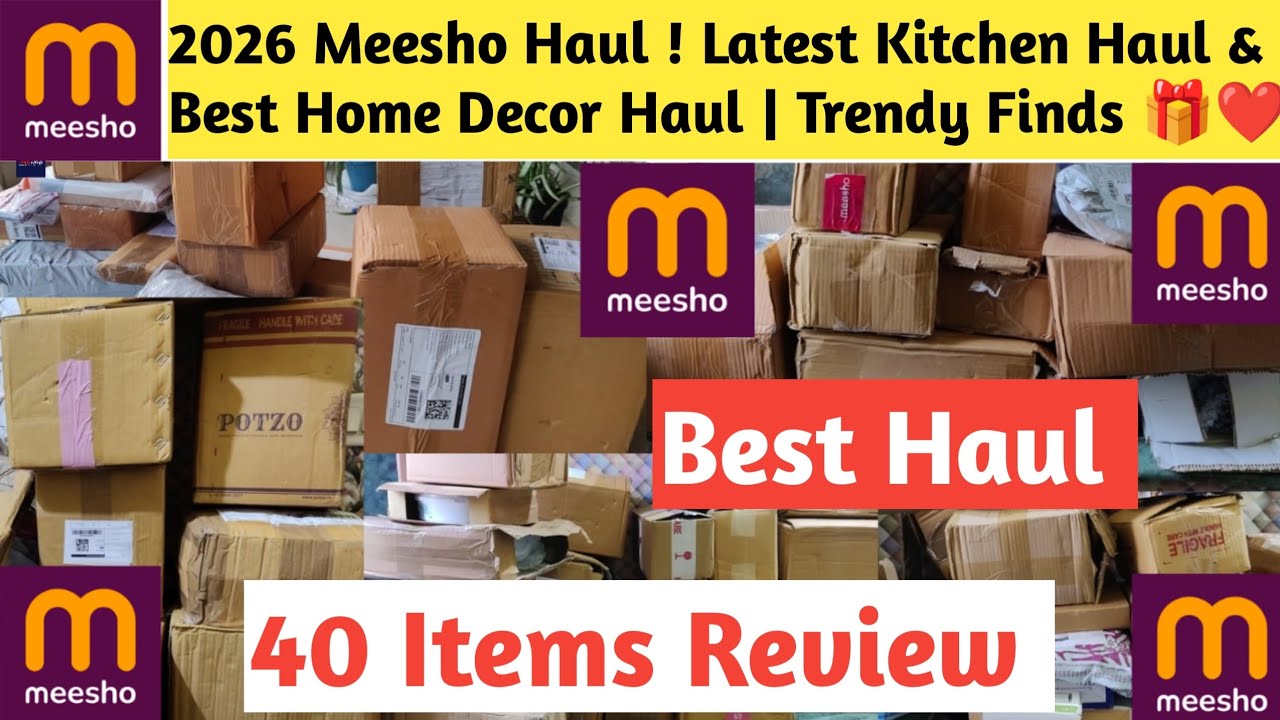2026 Meesho Haul ! Latest Kitchen Haul & Best Home Decor Haul |Trendy Finds 🎁❤️#meesho #kitchenitems