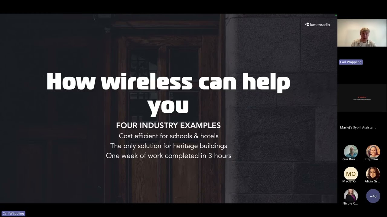 Cochrane Supply LumenRadio Webinar - Cut The Cord: Explore Wirelss BACnet and Modbus with LumenRadio