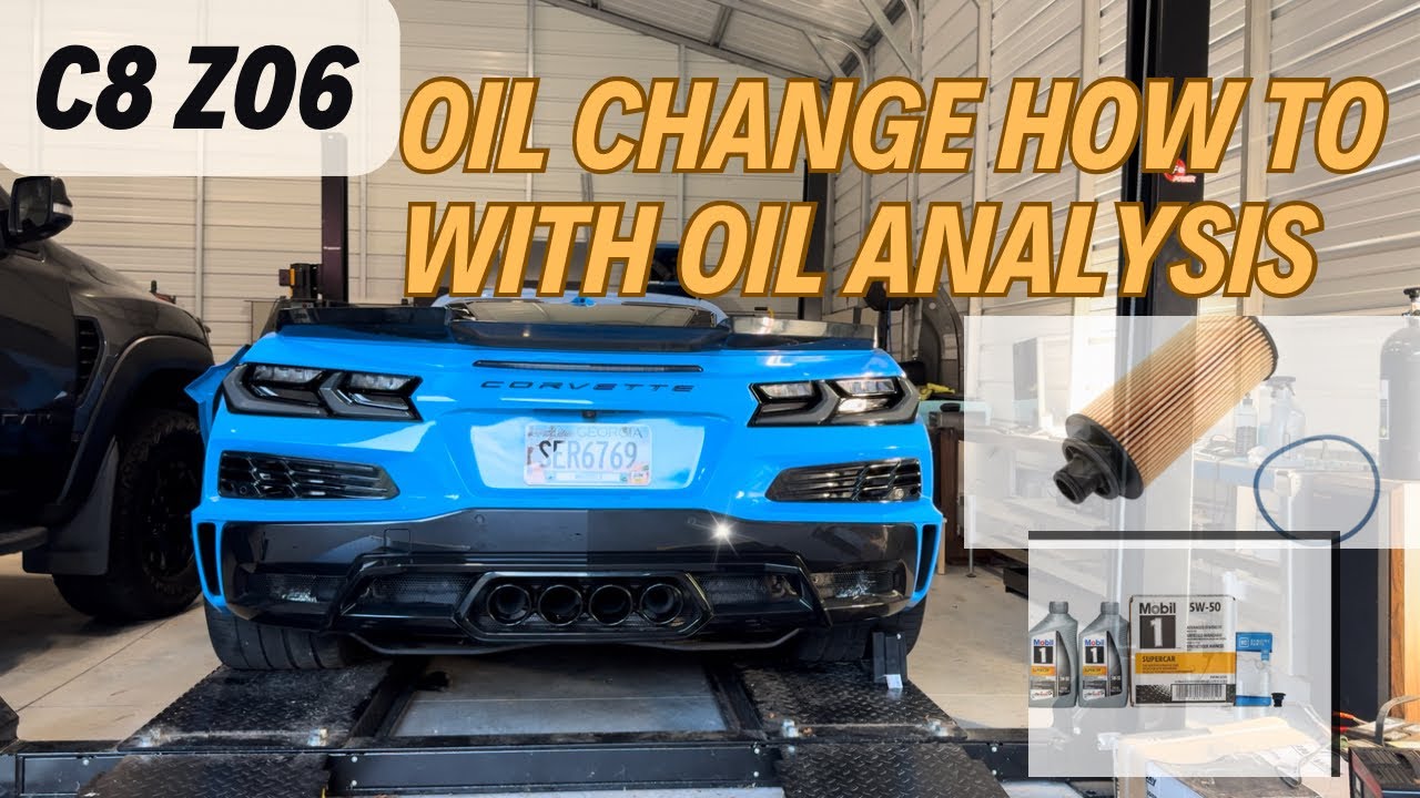 Дешевая замена масла C8 z06 с анализом масла