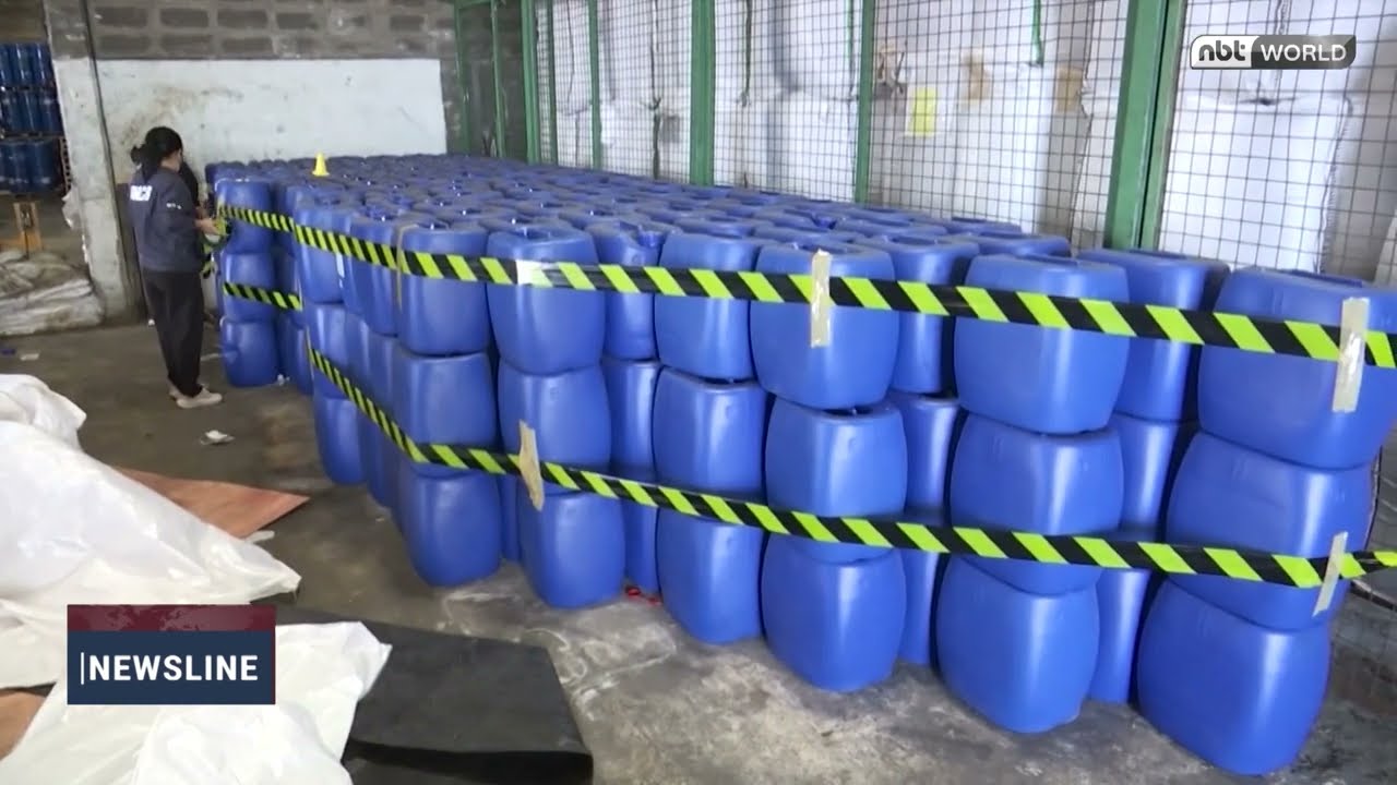 Anti-Narcotics Raids Seize 50 Tons of Drug Chemicals