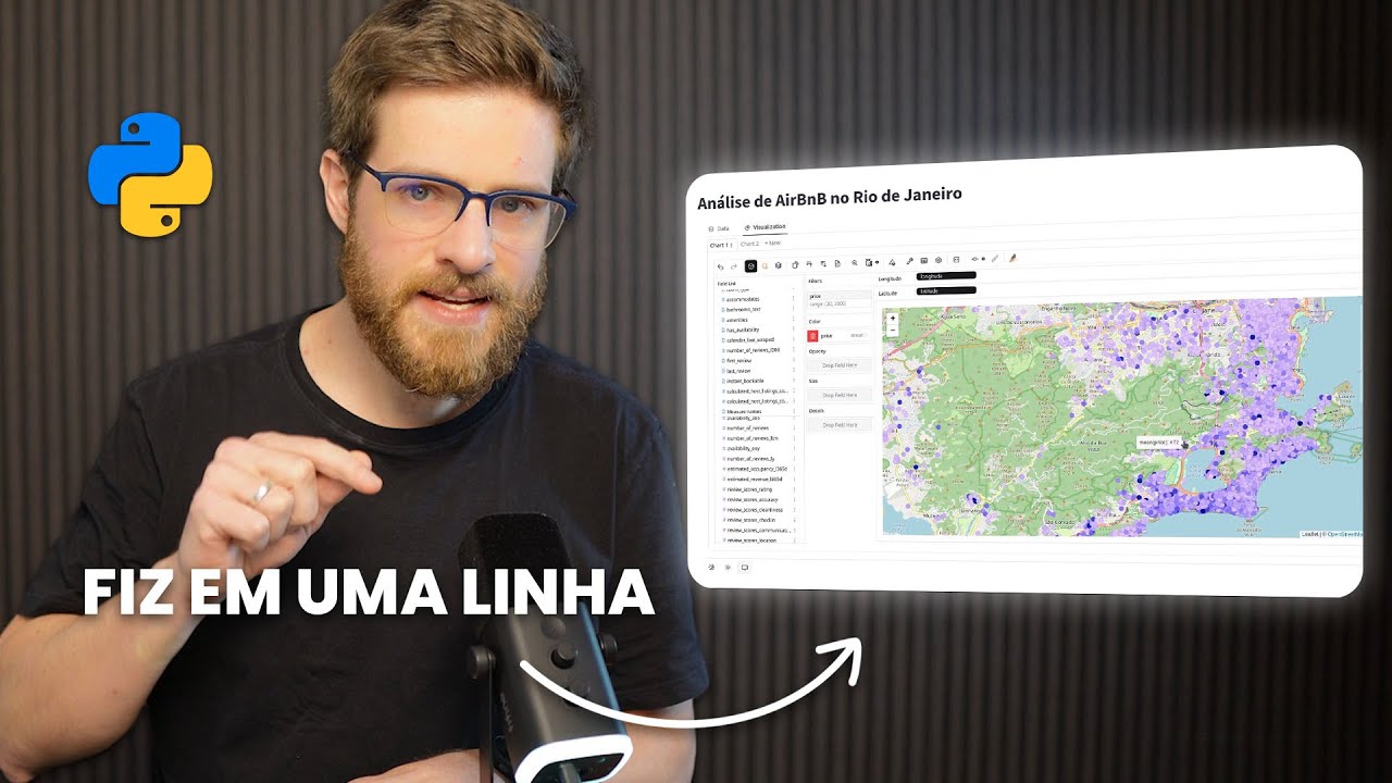 Análise de dados em UMA linha com PyGWalker + Python