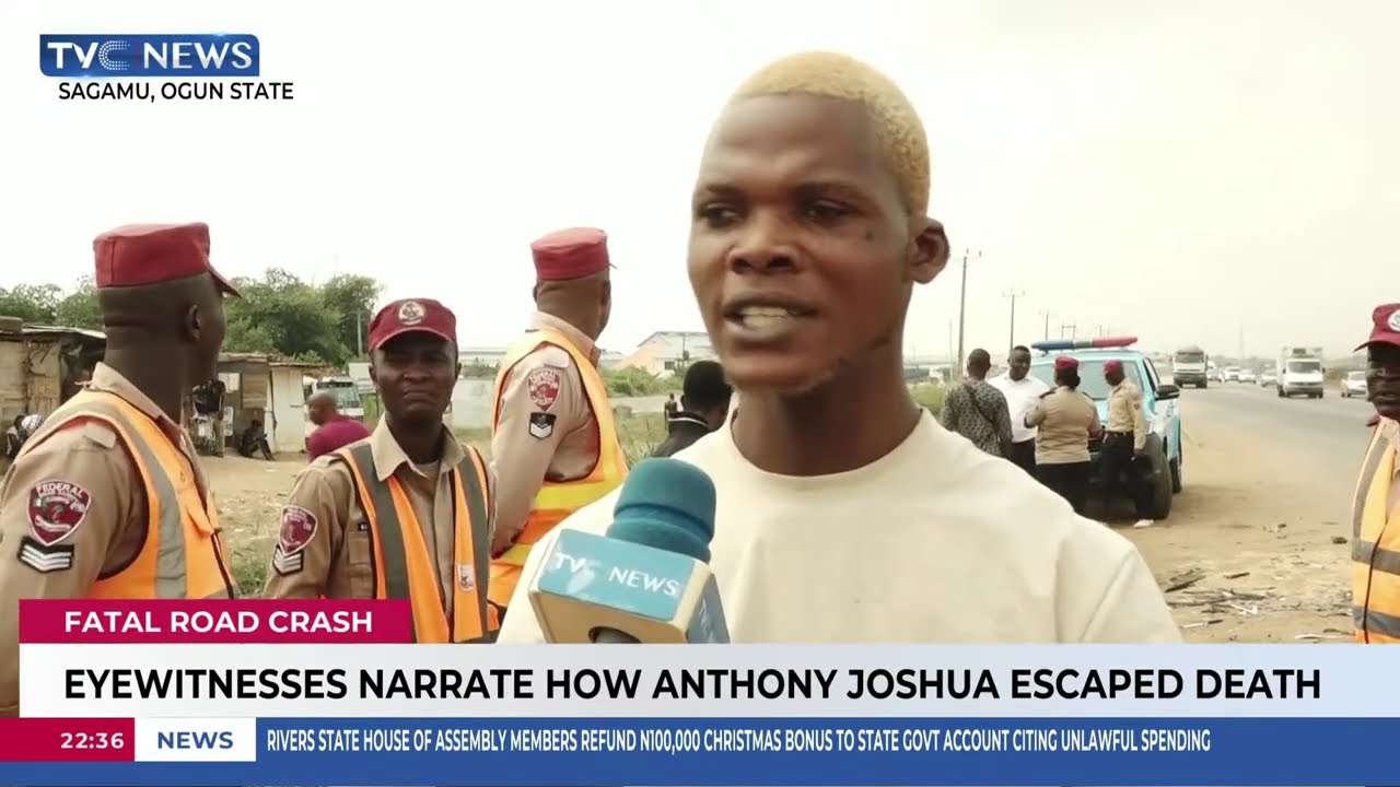 Eyewitnesses, FRSC confirm tyre burst, overspeeding as part of the cause of Joshua’s accident
