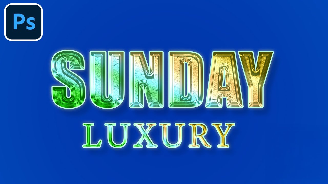 Silver Gold Text Effect in Photoshop – Step by Step Tutorial