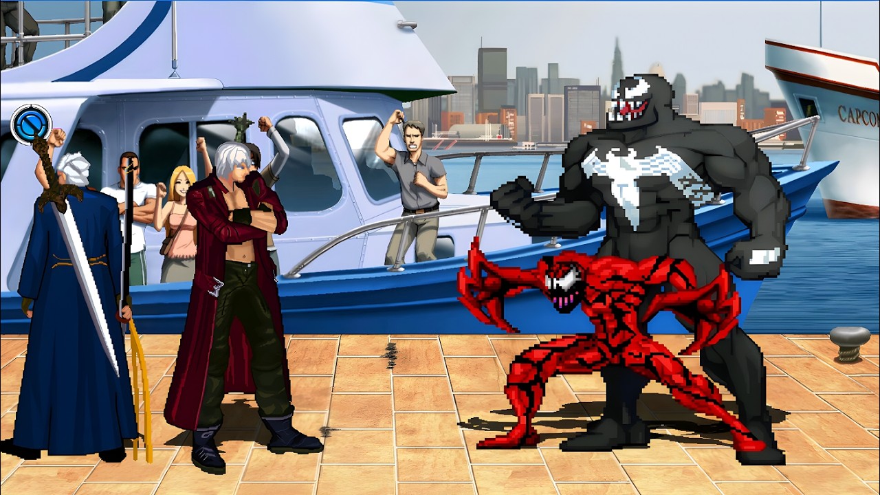 DEVİL MAY CRY vs VENOM TEAM - The most epic fight❗⚡