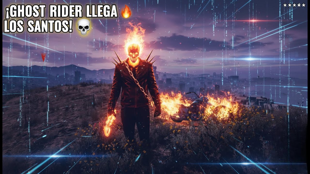 ​¡GHOST RIDER LLEGA A LOS SANTOS! 💀🔥 GTA V MODS