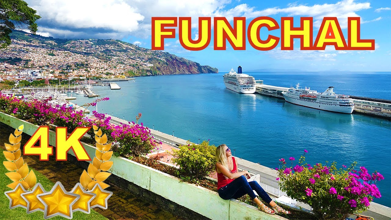 FUNCHAL - MADEIRA 4K BEAUTIFUL CITY