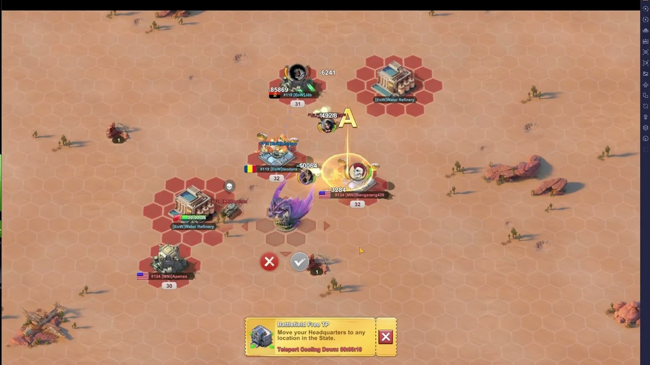 Canyon Clash 119 EoW vs 134 MNI