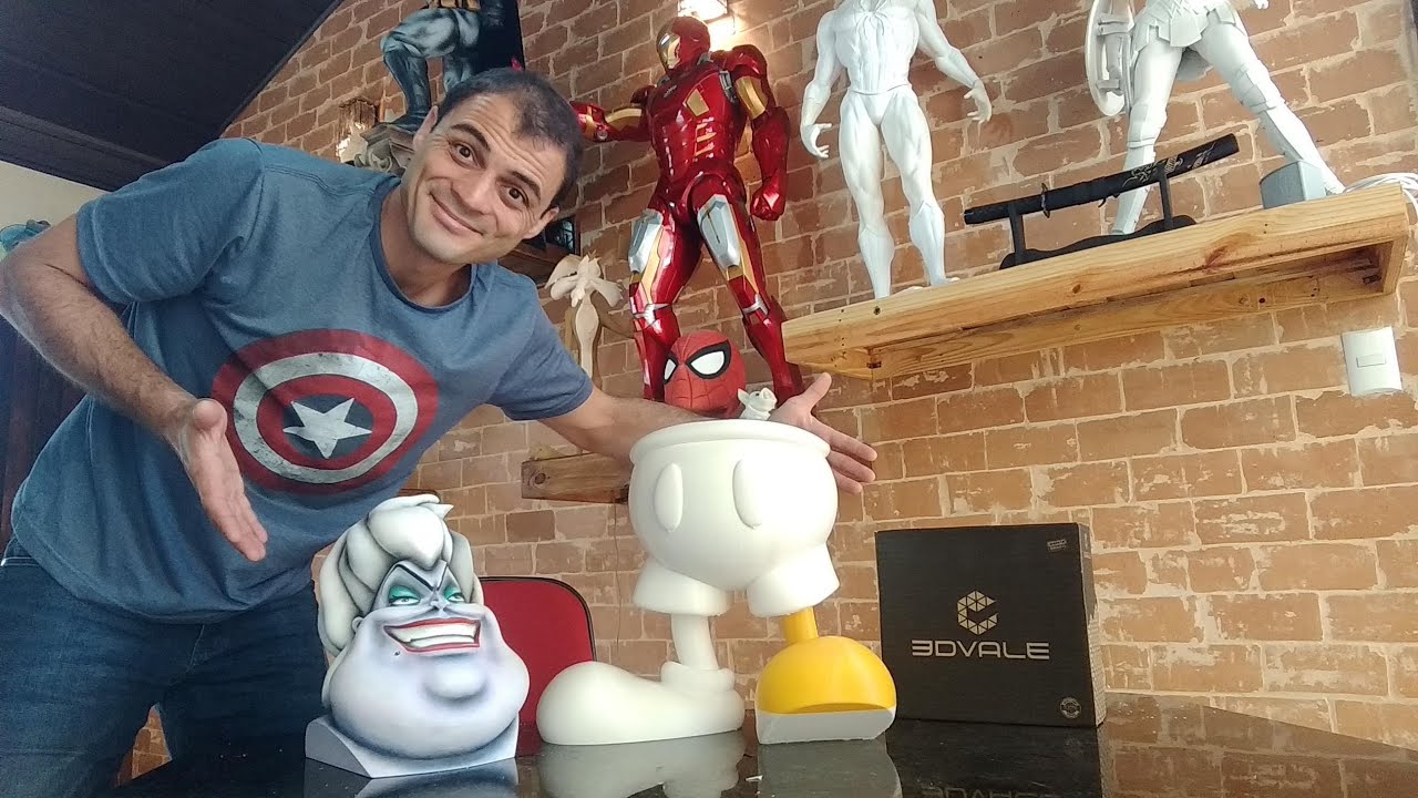 Acabamento fino nas peças impressas em 3d