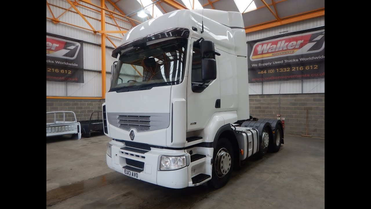 New In Stocklist For Sale - RENAULT PREMIUM PRIVILEGE EURO 5, 6 X 2 TRACTOR UNIT - 2013 - EU13 AVO