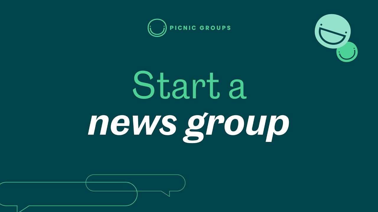Create a news group to broadcast updates and information within the community