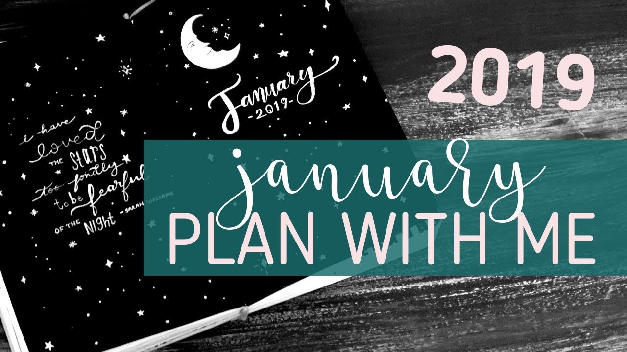 PLAN WITH ME! 💫JANUARY 2019 Bullet Journal Set Up