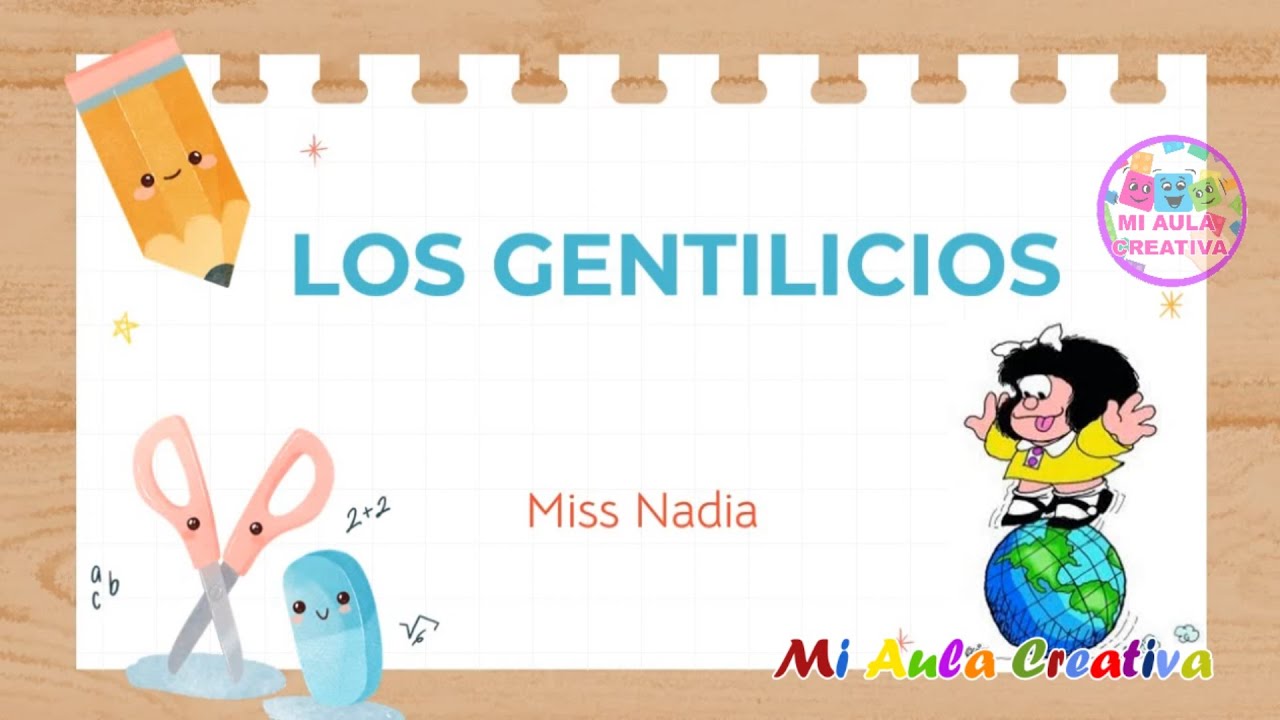 Que son los GENTILICIOS | Tipos y Ejemplos