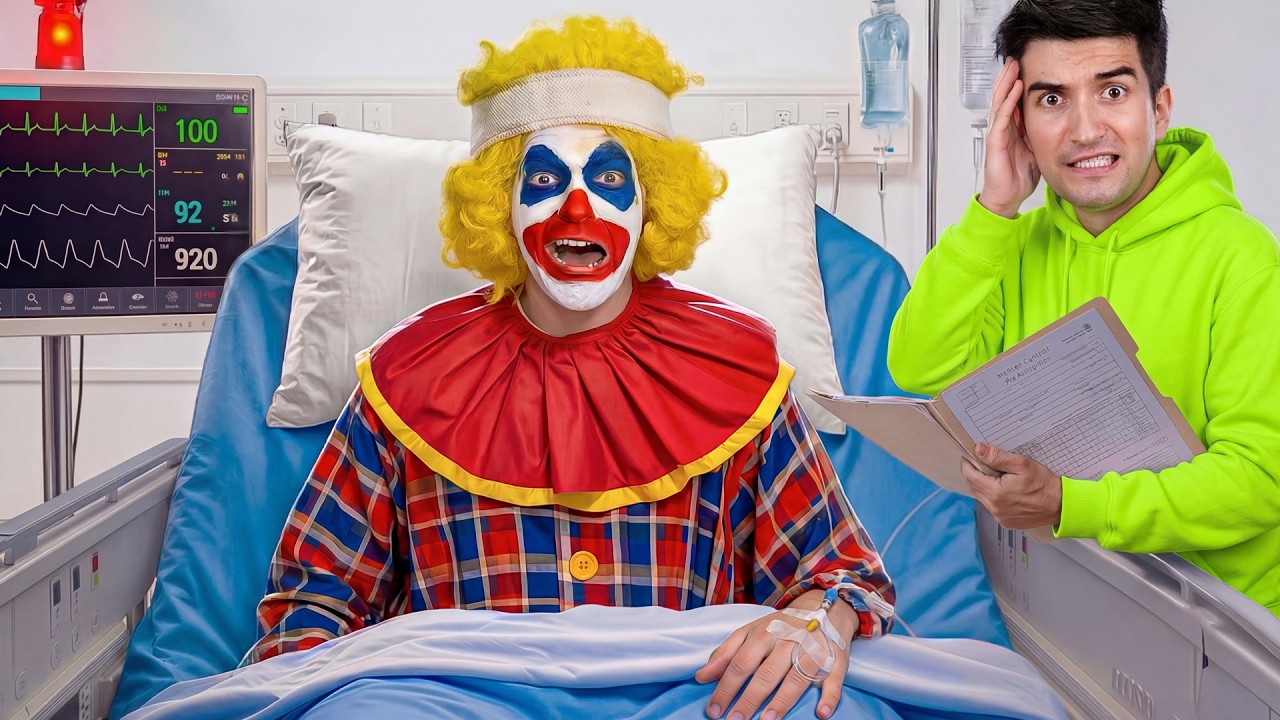 CLOWNUL si-a pierdut MEMORIA... Nu mai stie NIMIC!